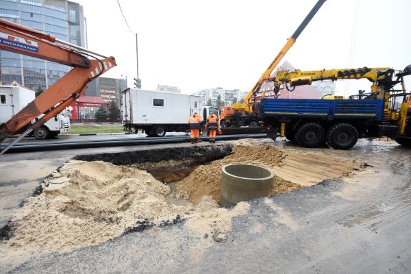 Ещё одно повреждение заметили во время устранения аварии на трубопроводе в Воронеже