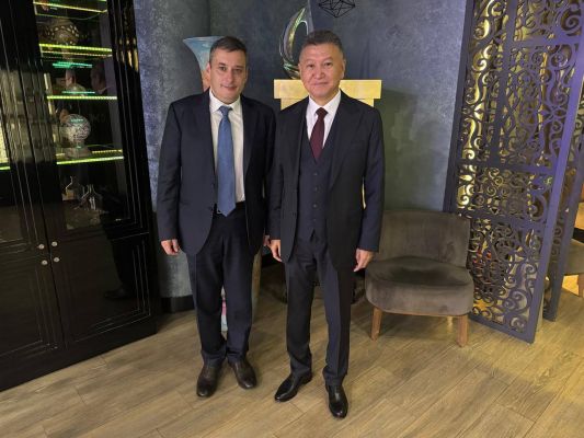 Хинштейн и Илюмжинов договорились о восстановлении наследия Алехина под Курском