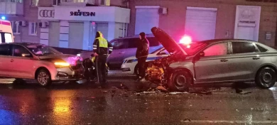 О жёстком лобовом ДТП сообщили воронежцы