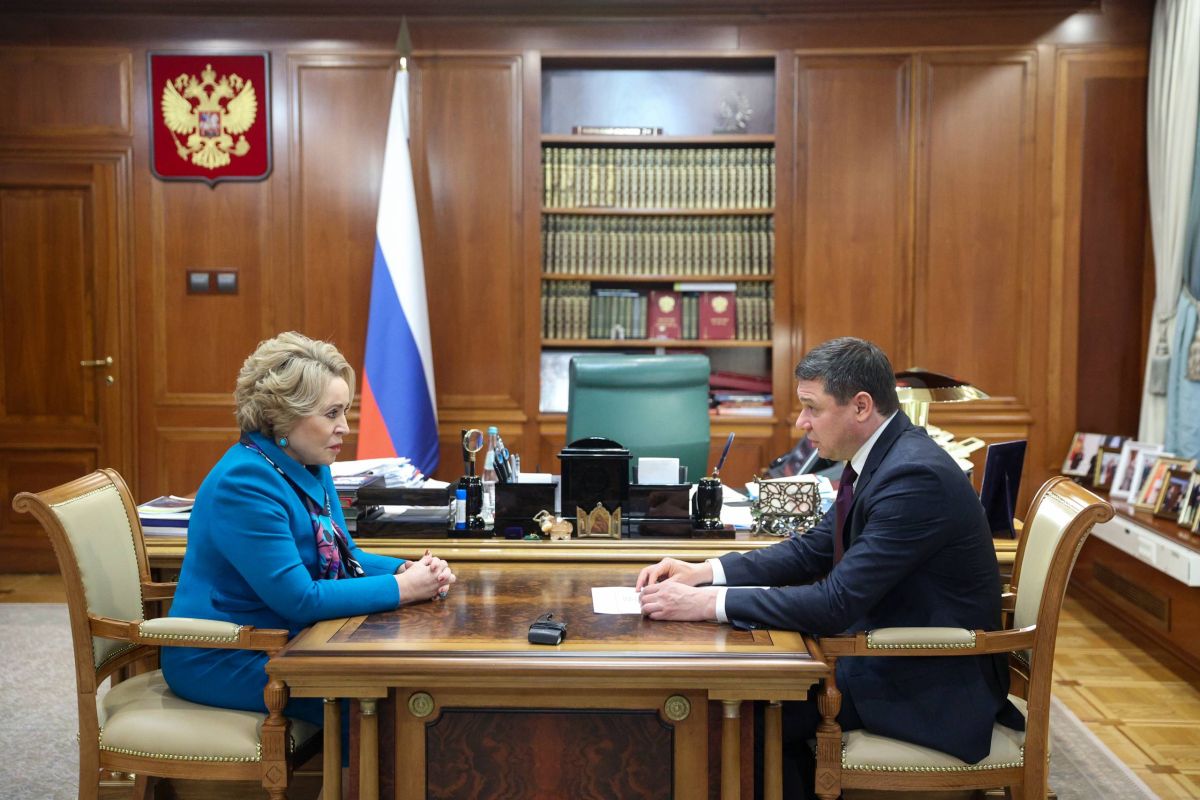 Валентина Матвиенко встретилась с тамбовским губернатором
