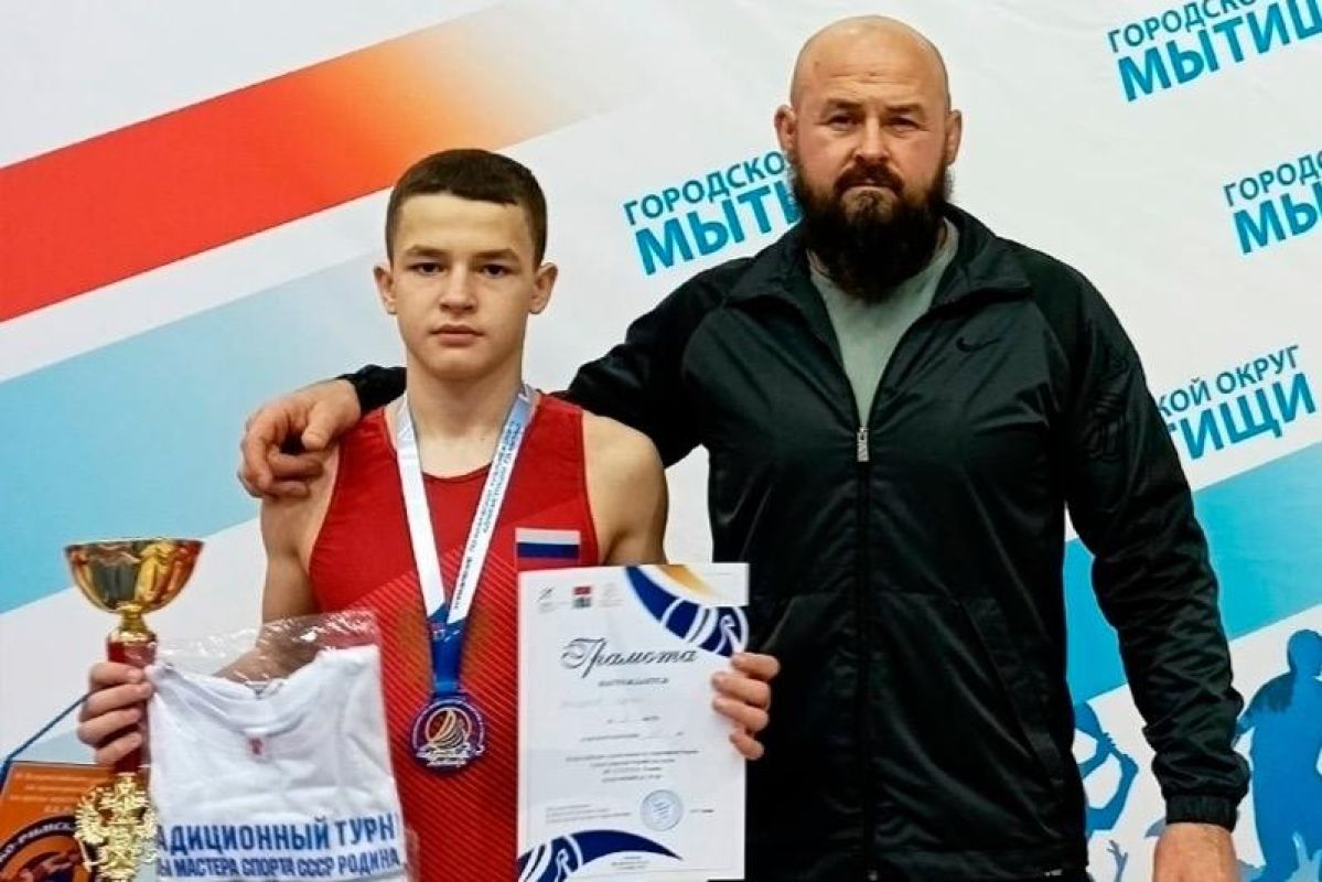 Юный тамбовчанин завоевало золото на турнире по греко-римской борьбе