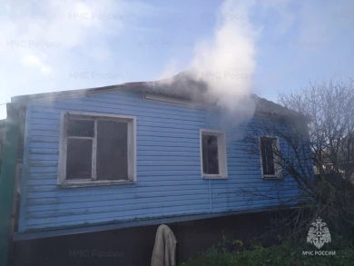 Курянин погиб при пожаре в частном доме