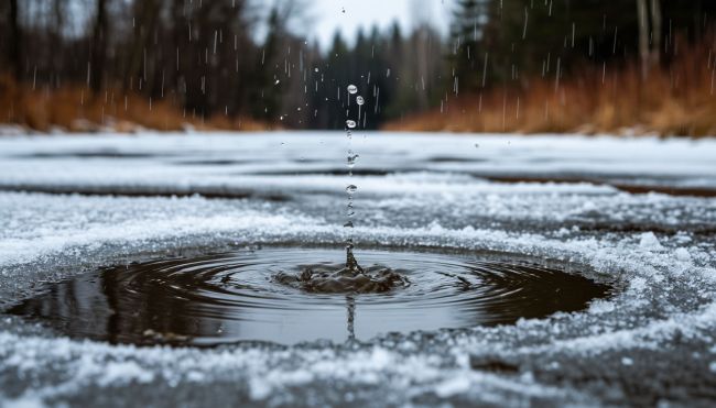 Снег с дождём обрушится на Воронеж 