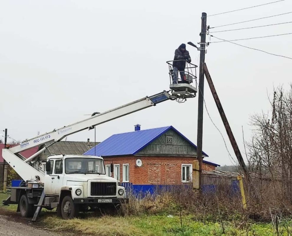Новые фонари установили в сосновских сёлах