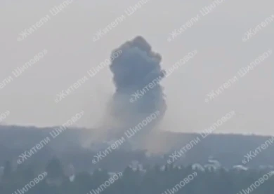 На видео попал взрыв частей американской ракеты в Воронеже