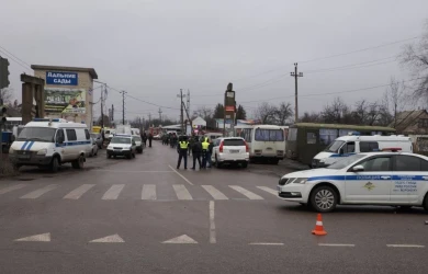 Дома были повреждены при взрыве в Воронеже