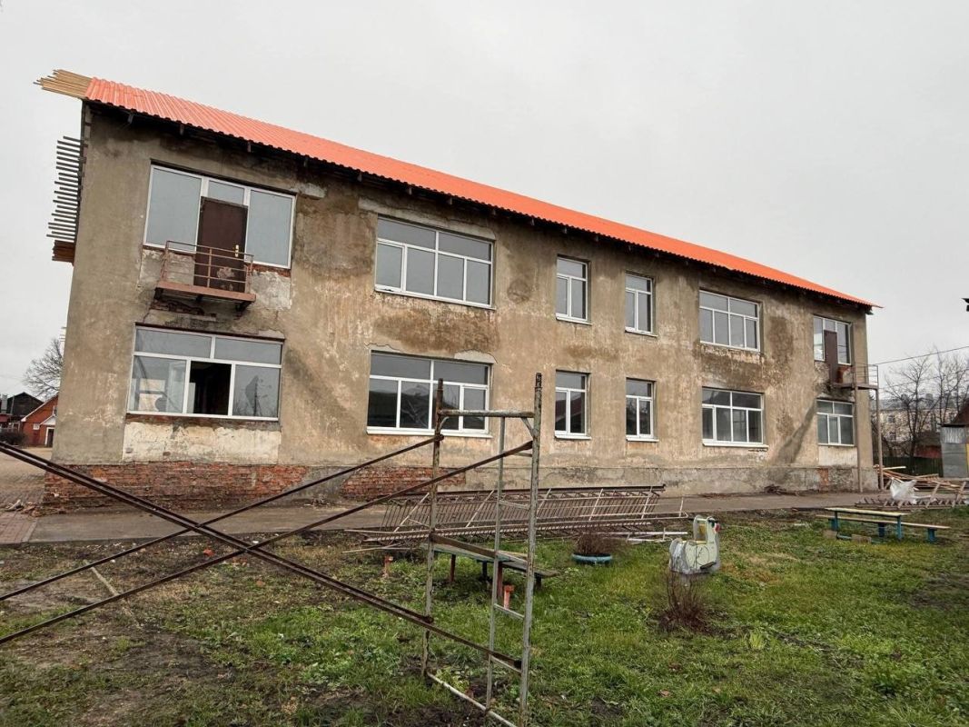 Ремонт в детском саду Рассказова ведётся без выходных