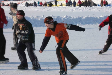 Выяснилось, когда откроется первый открытый каток в Воронеже 