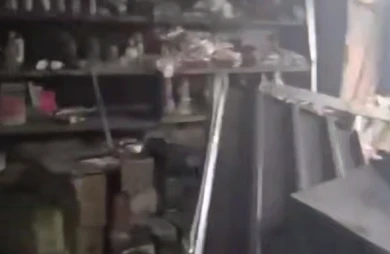 Последствия пожара в нововоронежском ТЦ показали на видео