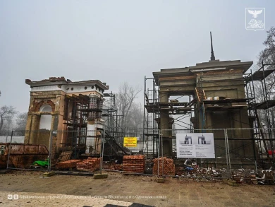 Старинную арку в Белгороде восстанавливают по ретрофотографиям