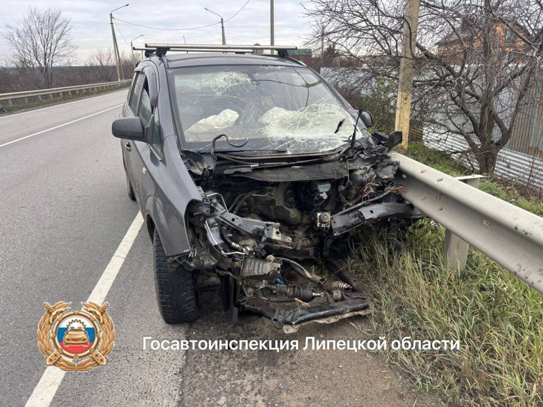 Лобовое столкновение под Липецком унесло жизнь водителя легковушки