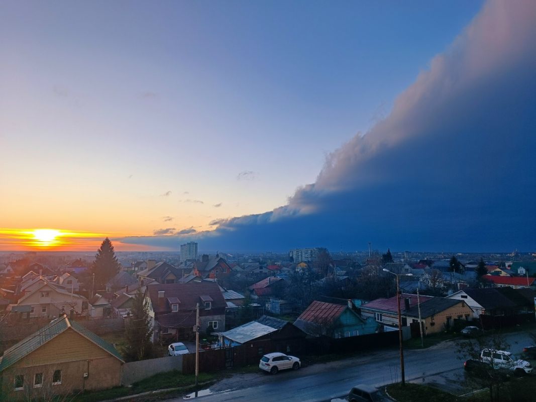 В День сапожника в Тамбове пасмурно и хмуро