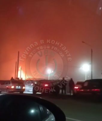 «Зарево до небес!» Воронежцы сообщили о пожаре на автовокзале: пострадал человек