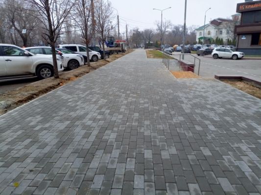 Воронежцы получили новый тротуар  