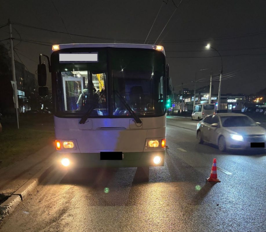 Авария с участием автобуса случилась в Тамбове