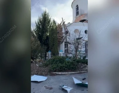 Бойцы «Ахмата» пообещали помочь настоятелю восстановить храм в Судже