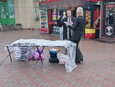 Улицы Курска наводнили продавцы-нелегалы