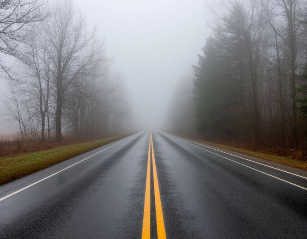 В Липецкой области может вырасти количество ДТП из-за тумана