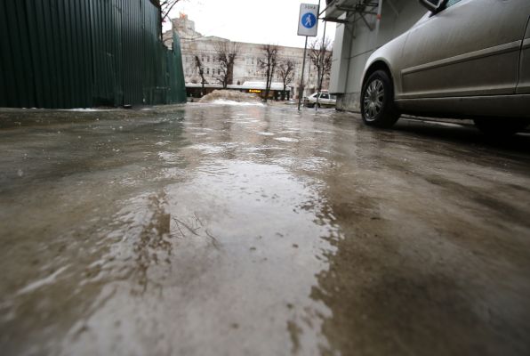 О гололёде предупредили воронежцев