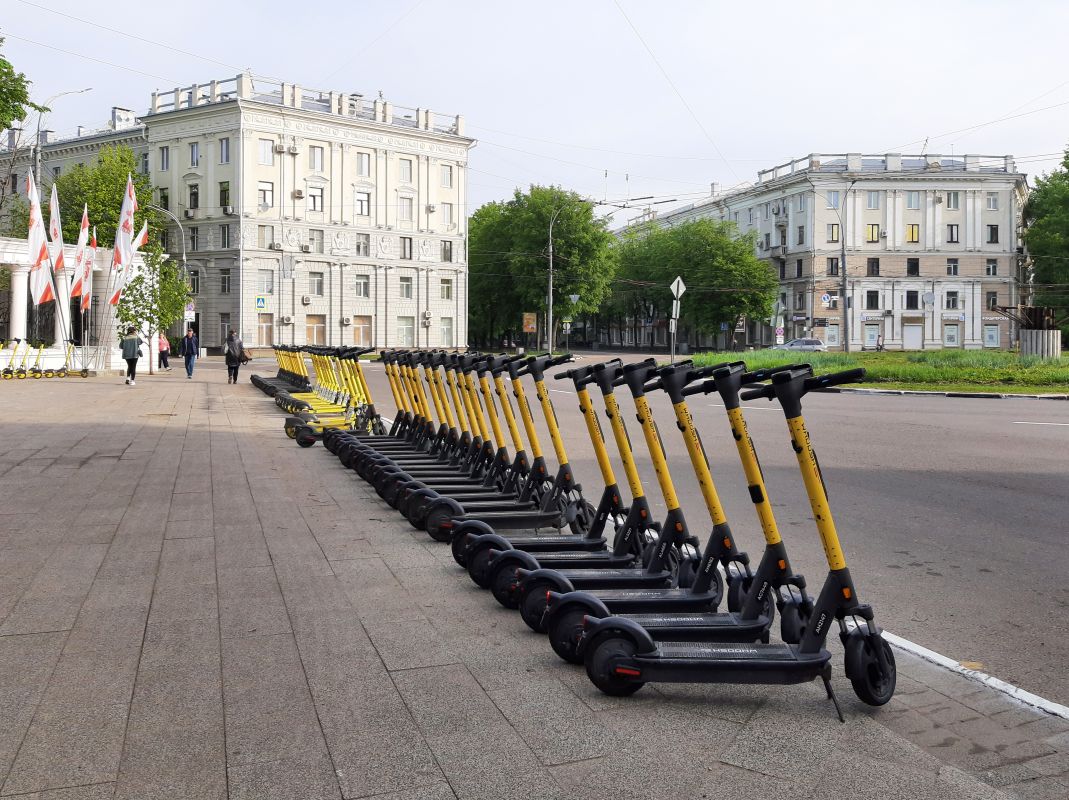 Сезон электросамокатов закончился в Воронеже