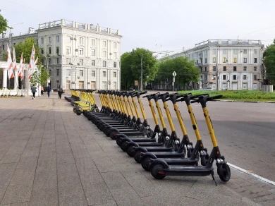 Сезон электросамокатов закончился в Воронеже