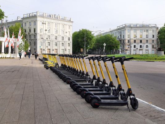 Сезон электросамокатов закончился в Воронеже