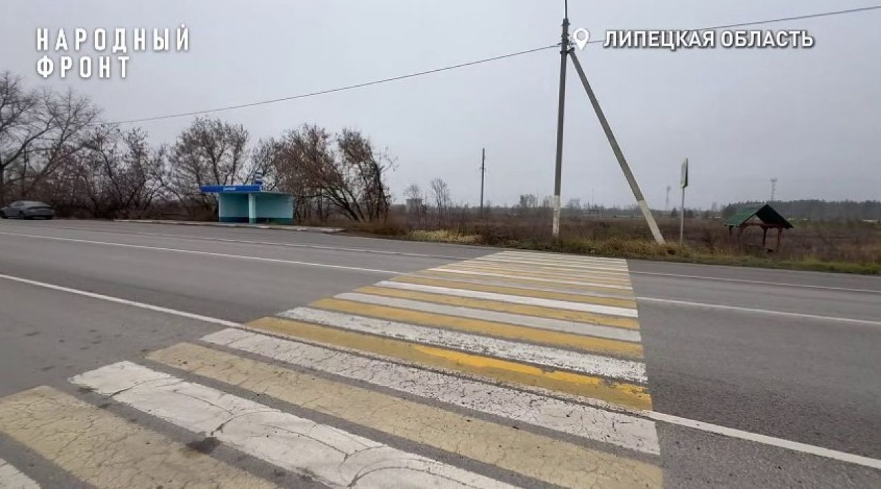 Пешеходный переход на трассе «Липецк–Грязи» стал полосой страха для горожан