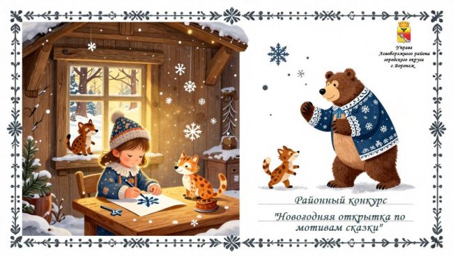 Юные воронежцы спешат подать заявки на конкурс новогодних открыток