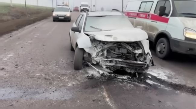 Лобовое столкновение унесло жизнь водителя иномарки на белгородской трассе