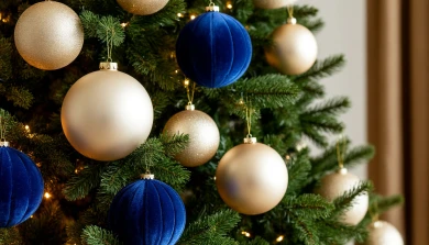 Бархат и оттенки шоколада. Как трендово украсить новогоднюю ёлку, рассказали дизайнеры