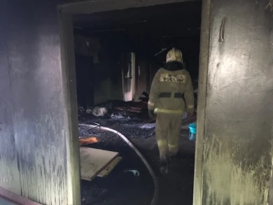 Тело мужчины нашли на месте ночного пожара под Воронежем