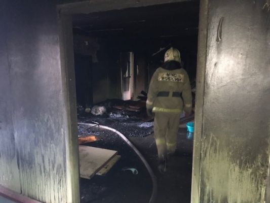 Тело мужчины нашли на месте ночного пожара под Воронежем