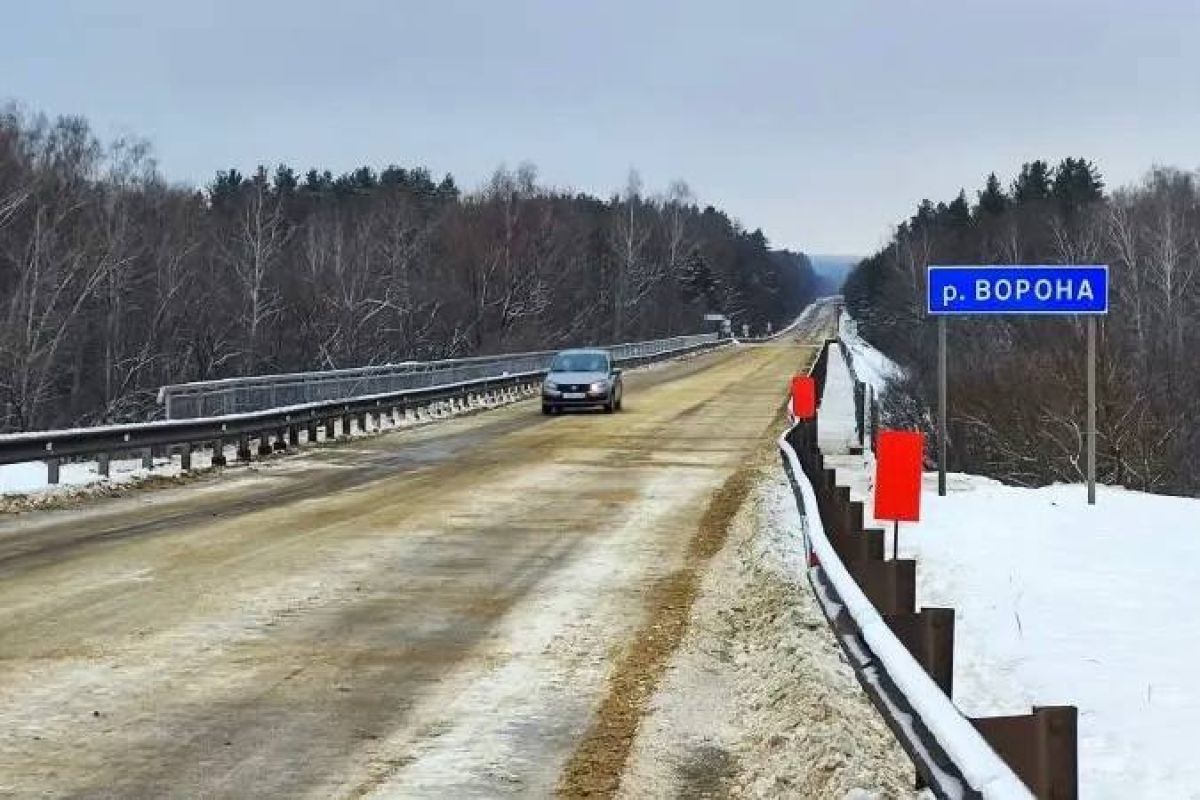 Мост через Ворону в Кирсановском округе открыли после ремонта
