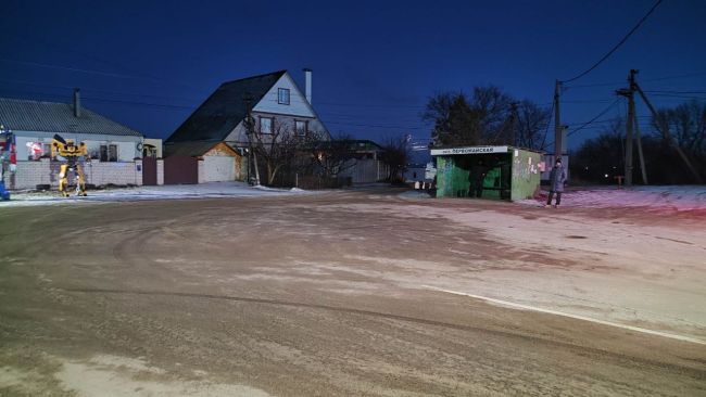 Стояли полчаса. Автобус «замёрз» и не вышел на линию в один из самых холодных дней