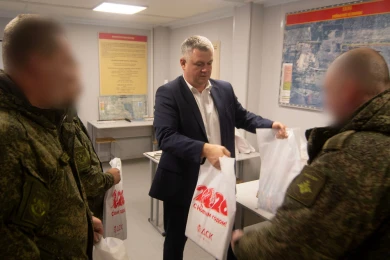 Дети воронежских военных получили подарки к Новому году