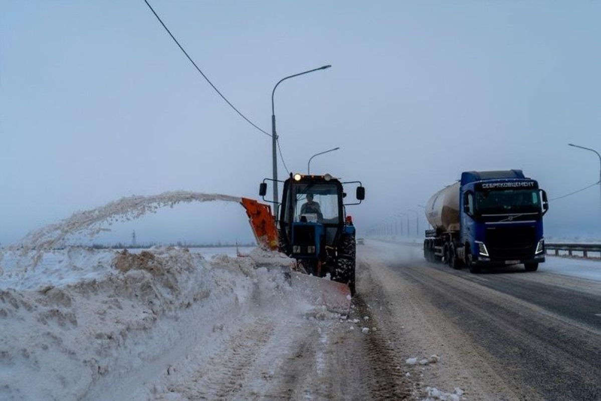 Более двух тысяч тонн реагентов использовали на тамбовских дорогах
