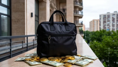 Новогоднее чудо. Девушка нашла на балконе сумку со 100 млн, предназначавшимися аферистам