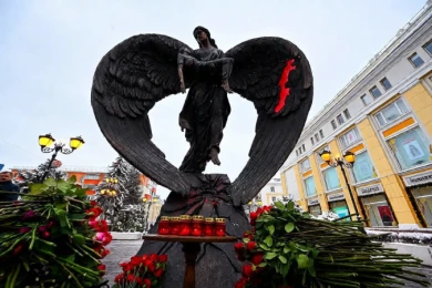 В Белгороде открыли мемориал «Ангел» в память о мирных жителях, погибших от ВСУ