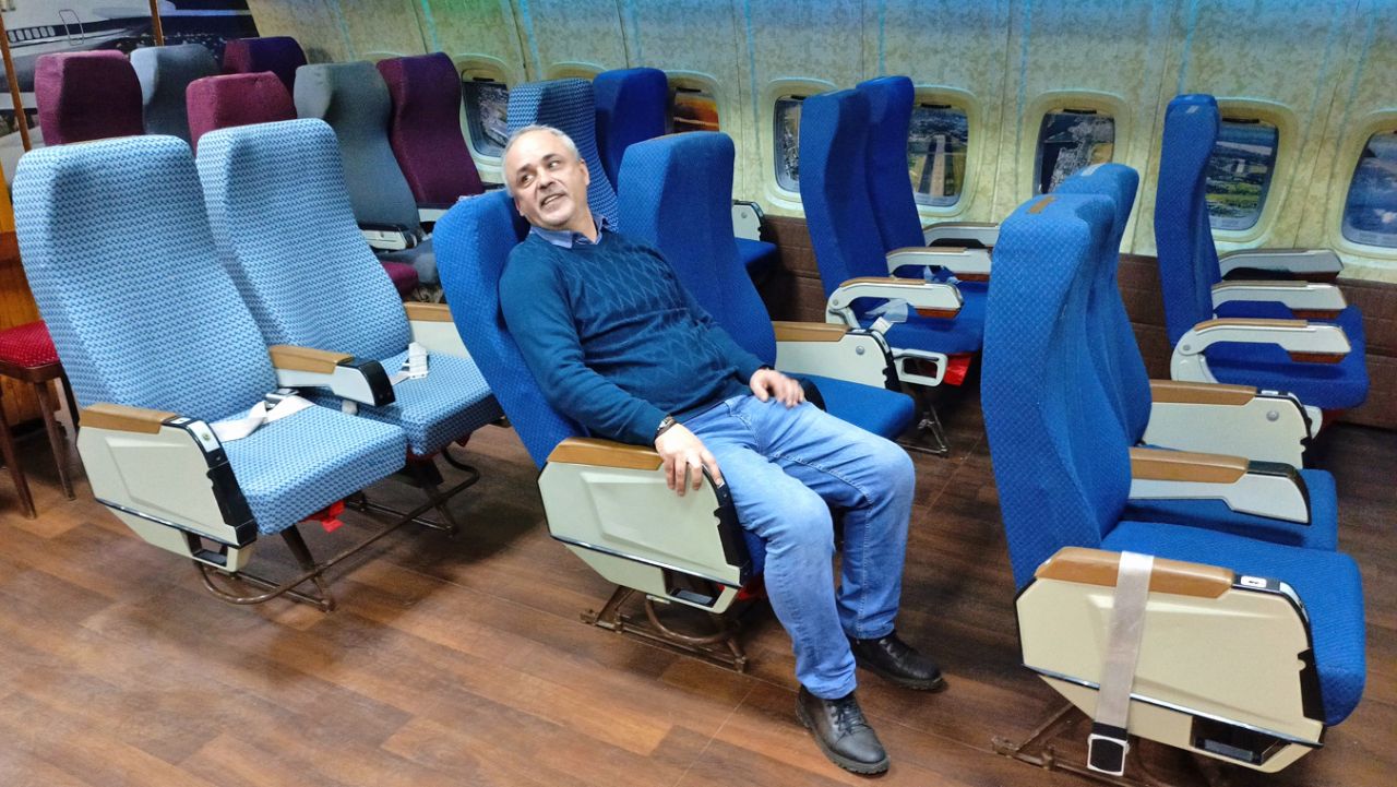 В музее ВАСО «прописался» салон самолёта Ил-86