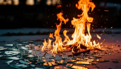 Пожар вспыхнул при атаке БПЛА в Воронежской области 