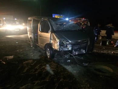 Два ДТП с автобусами случились на заснеженной трассе М-4 «Дон» в Воронежской области: есть раненые 