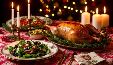 Что приготовить для рождественского стола: простые рецепты горячего, салатов и закусок