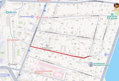 Движение на воронежской улице запретят из-за богослужения