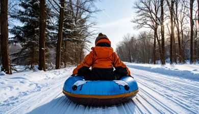 Где и за сколько можно покататься на тюбинге-ватрушке в Воронеже и области