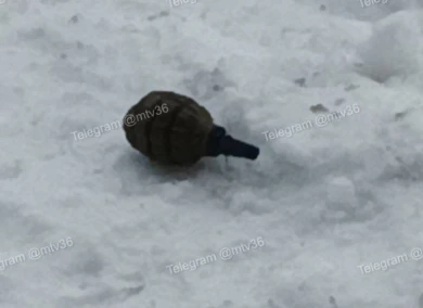 Появились подробности о найденной у воронежского офиса гранате