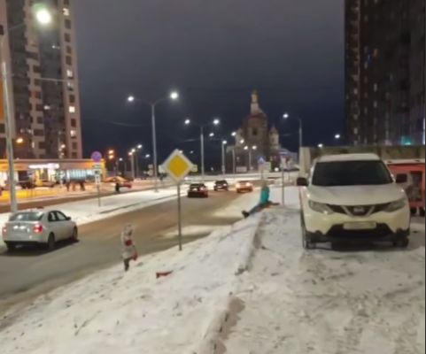 В шаге от трагедии? Тревожные развлечения детей у дороги в Воронеже попали на видео