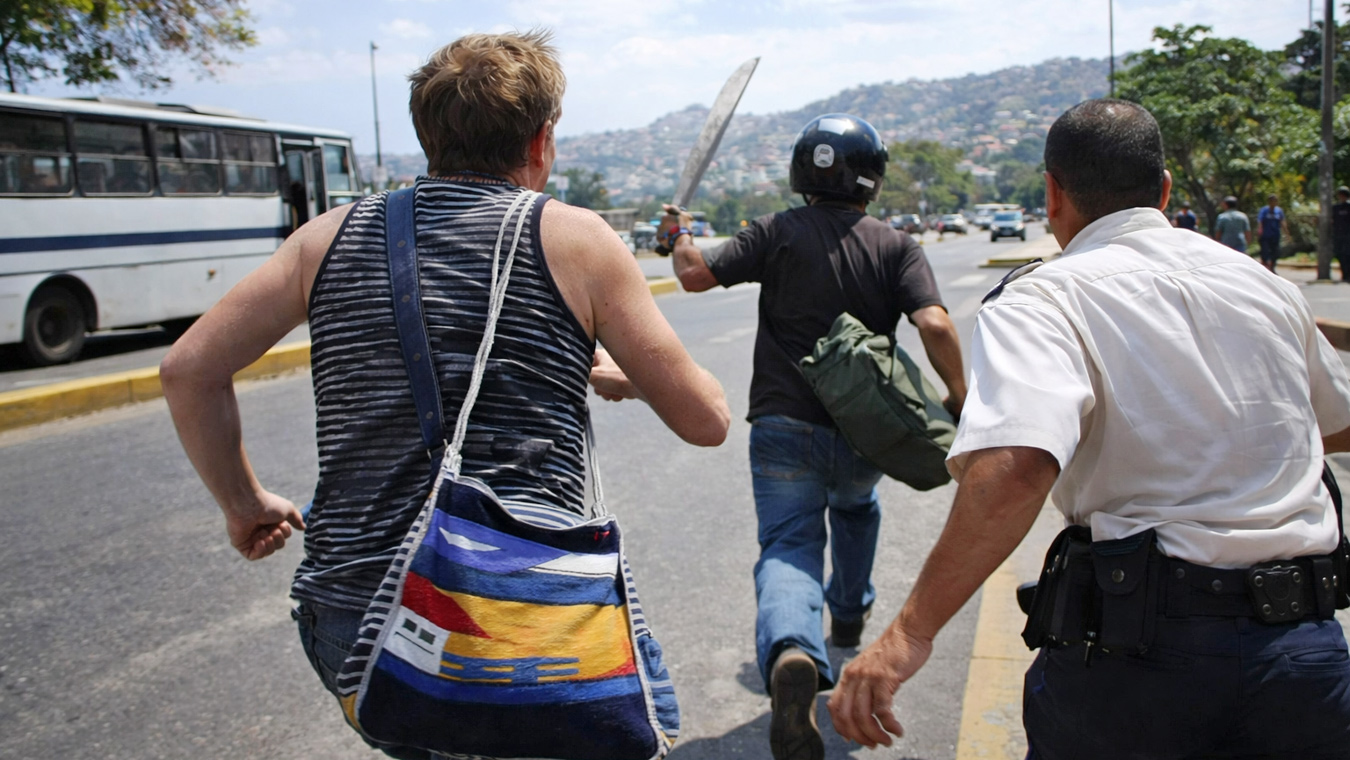 Мешков наказывает грабителя и заводит знакомство с адмиралом