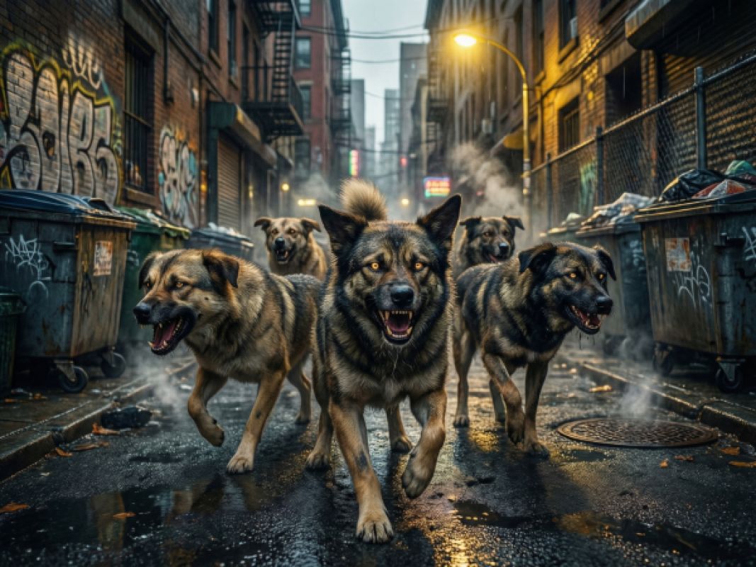 Стая бездомных собак терроризирует жителей Липецка: служба отлова бездействует