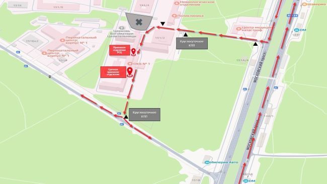 Запретят парковку у областной больницы в Воронеже