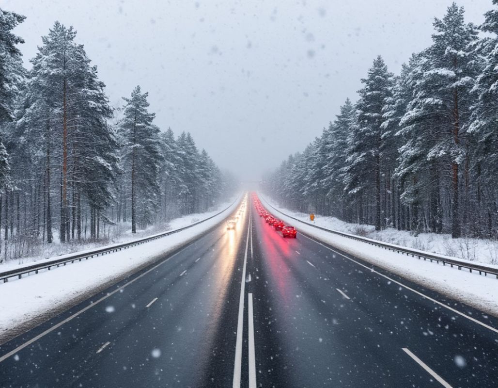 Сильный снегопад накроет Воронежскую область